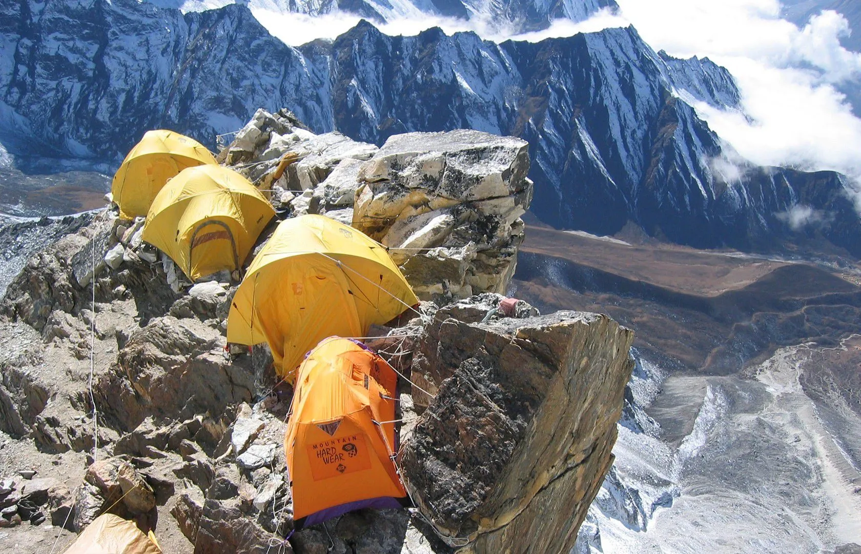 Ama Dablam Camp 2 while in Ama Dablam Expedition in march 2025 
